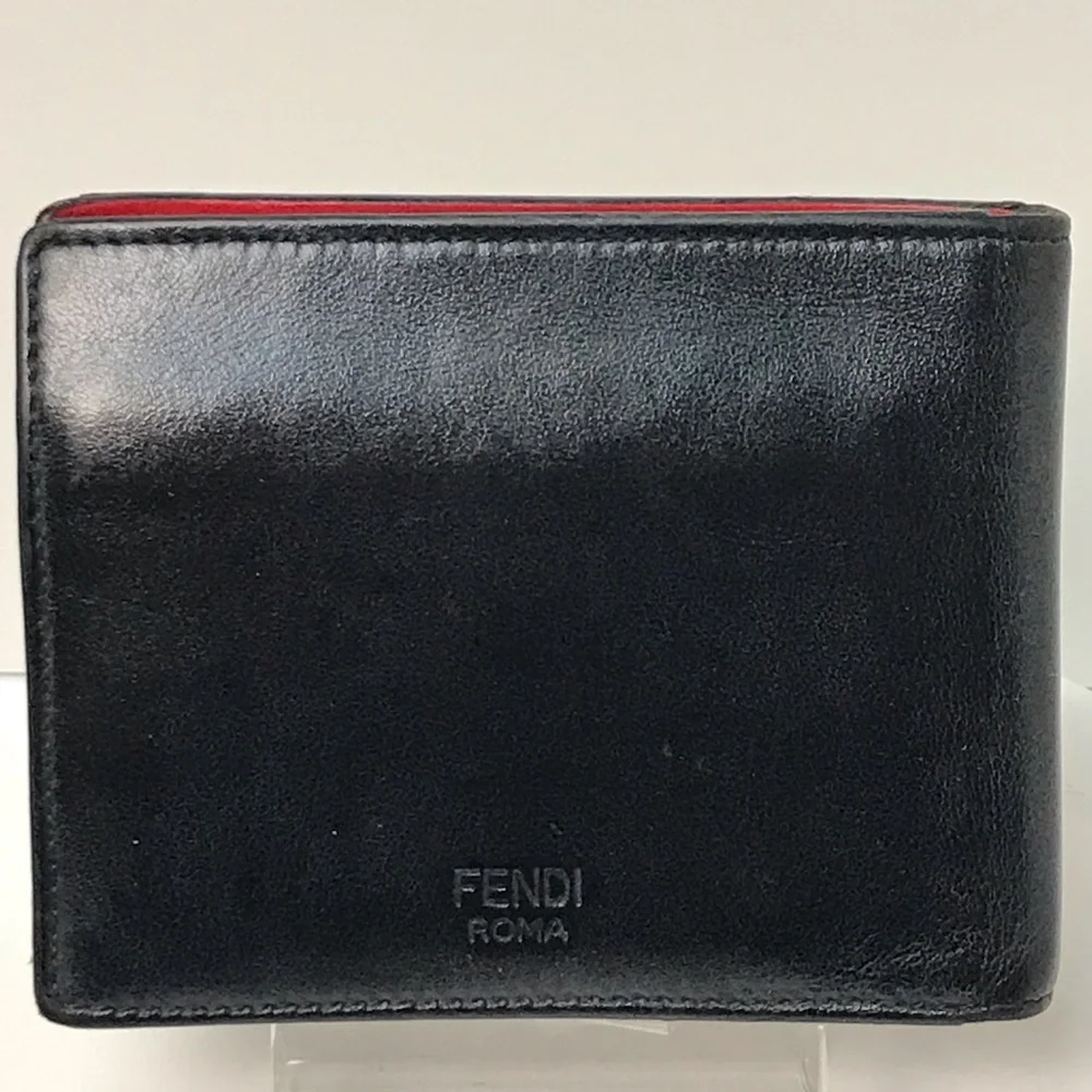FENDI Monster Leather Bifold Wallet 😍♥️